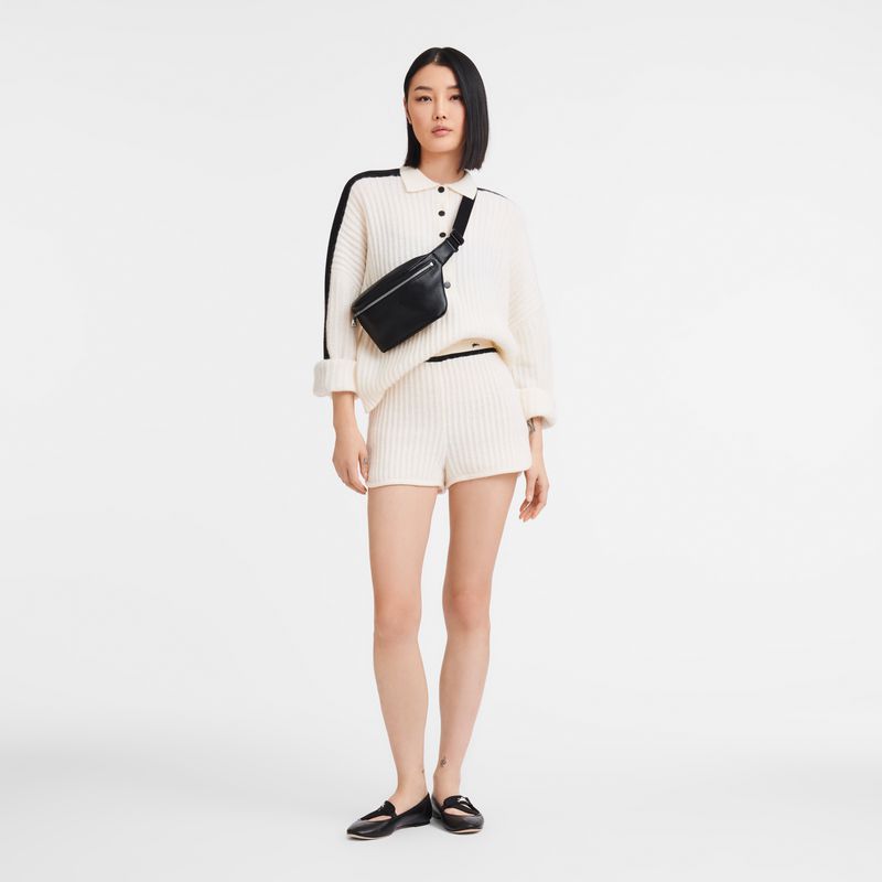 Black Longchamp Le Foulonné M Men Belt Bag | US-876UMPNJE