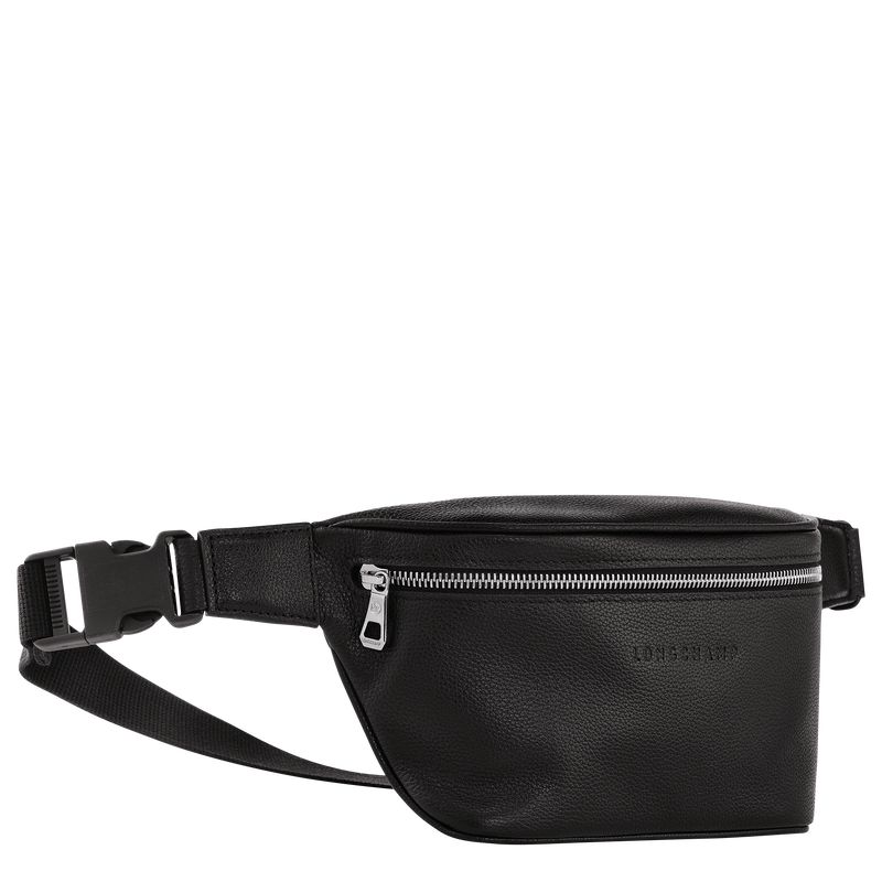 Black Longchamp Le Foulonné M Men Belt Bag | US-876UMPNJE