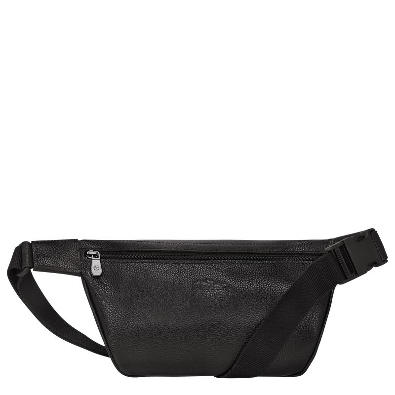 Black Longchamp Le Foulonné M Men Belt Bag | US-876UMPNJE