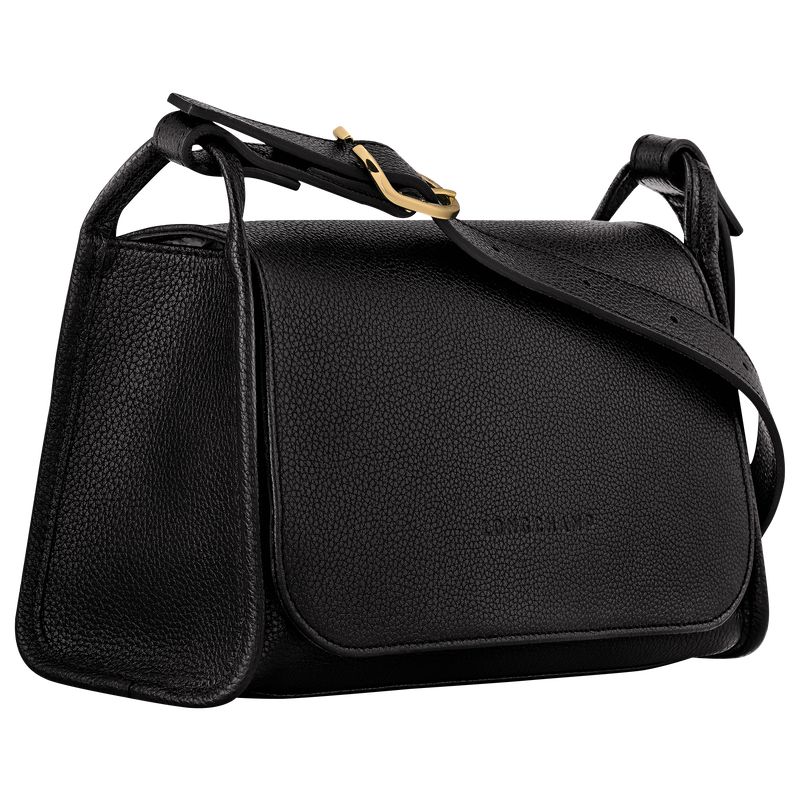 Black Longchamp Le Foulonné M Women Crossbody Bag | US-129VNZJLO