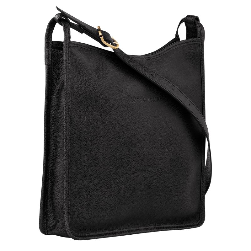 Black Longchamp Le Foulonné M Women Crossbody Bag | US-251HVXGJC