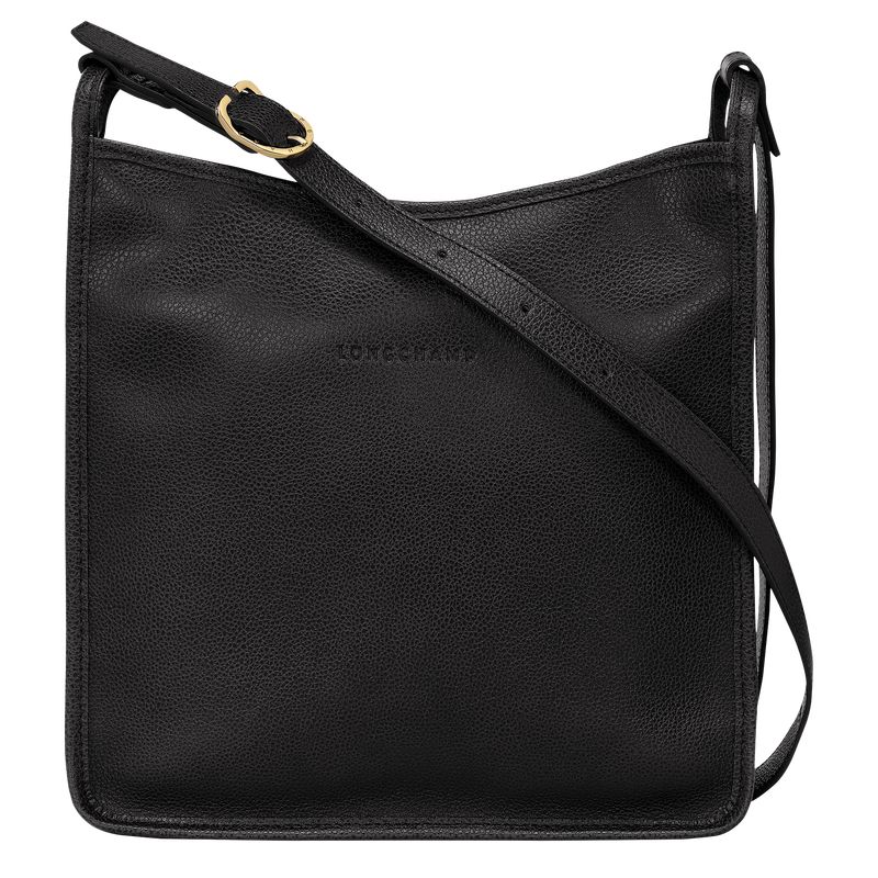 Black Longchamp Le Foulonné M Women Crossbody Bag | US-251HVXGJC
