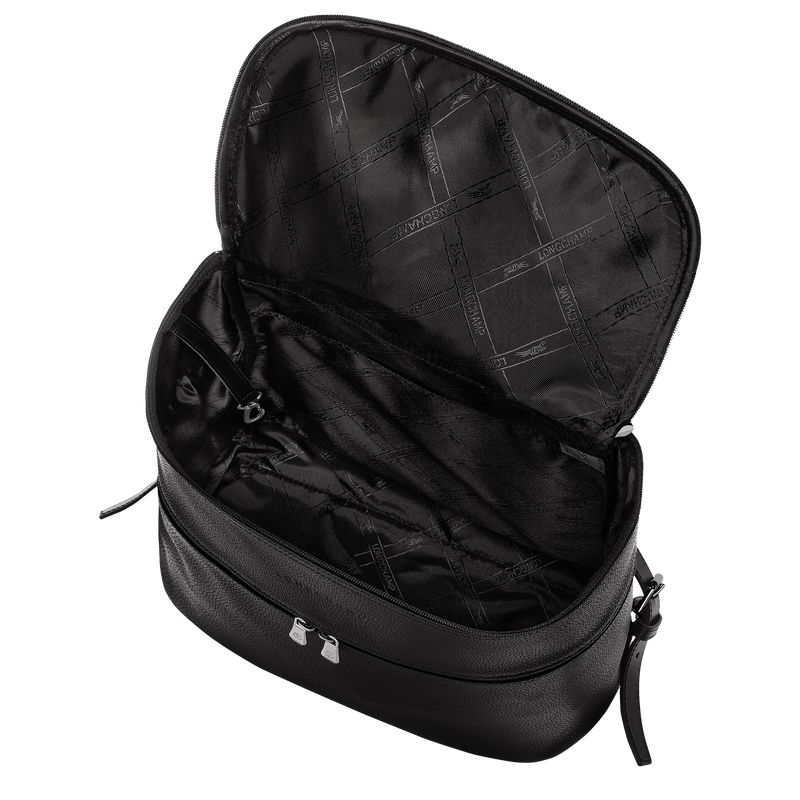 Black Longchamp Le Foulonné Men Backpack | US-298AECSLR