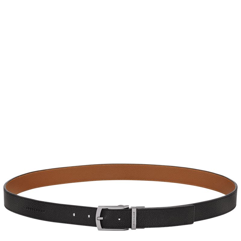 Black Longchamp Le Foulonné Men Belt | US-104TANQZJ