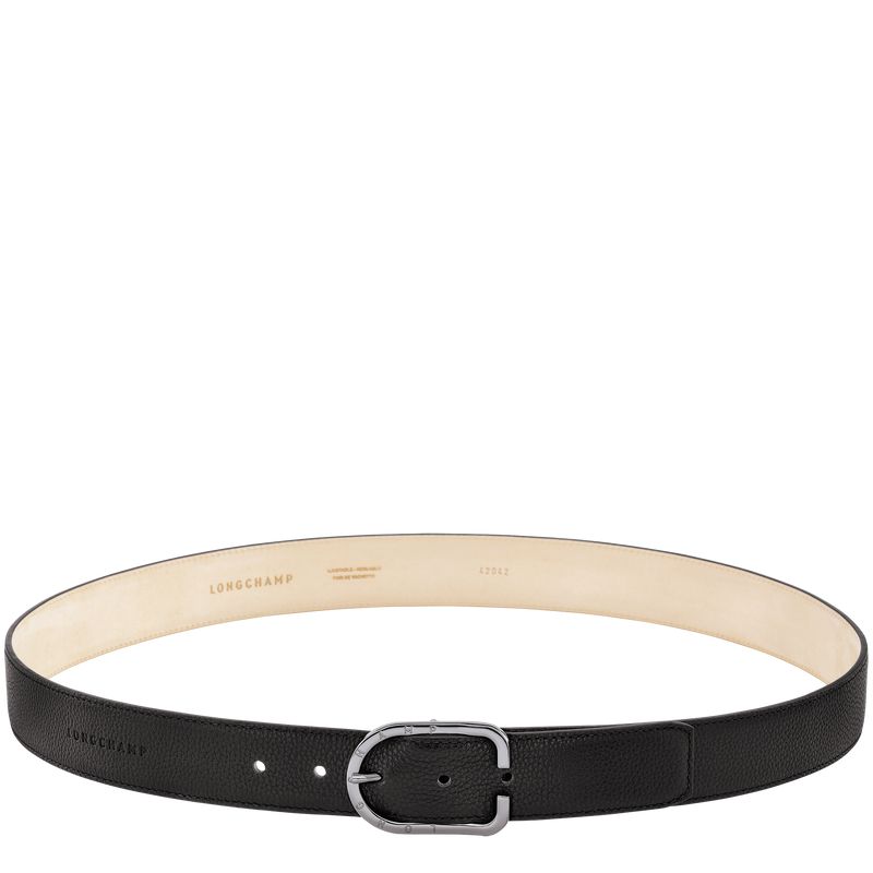 Black Longchamp Le Foulonné Men Belt | US-972PJOECU