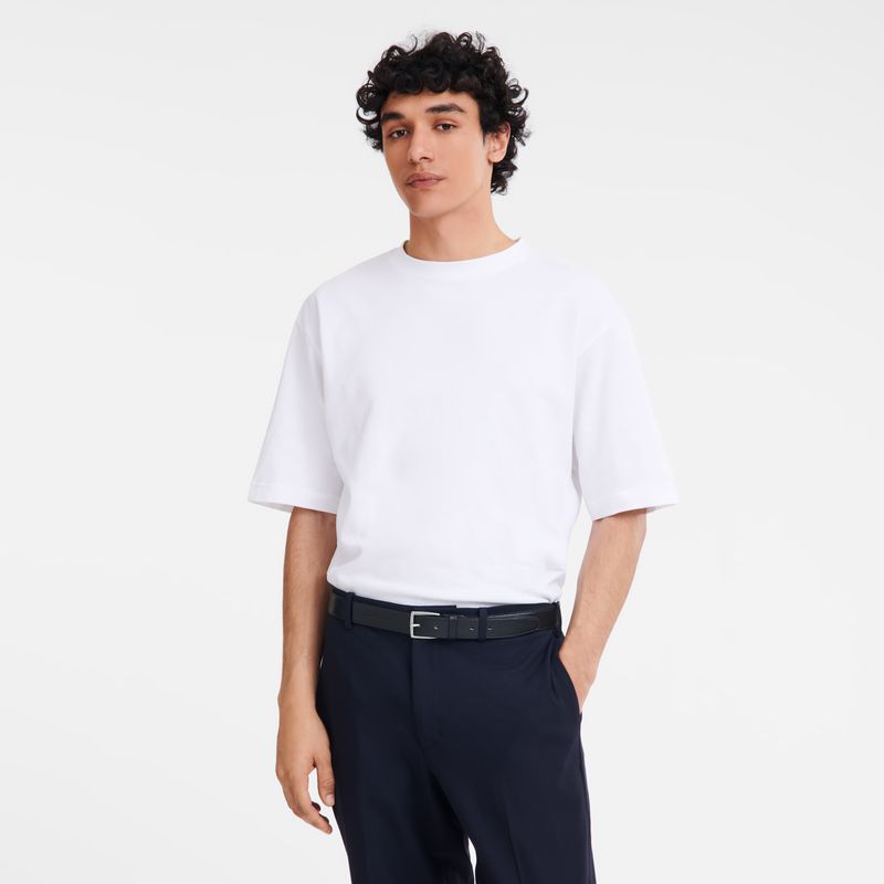 Black Longchamp Le Foulonné Men Belt | US-972QZXICA