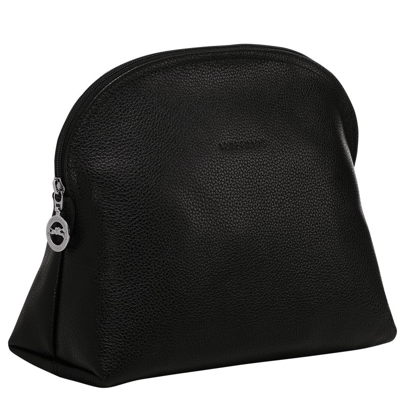 Black Longchamp Le Foulonné Men Toiletry Bags | US-507OQBTLU