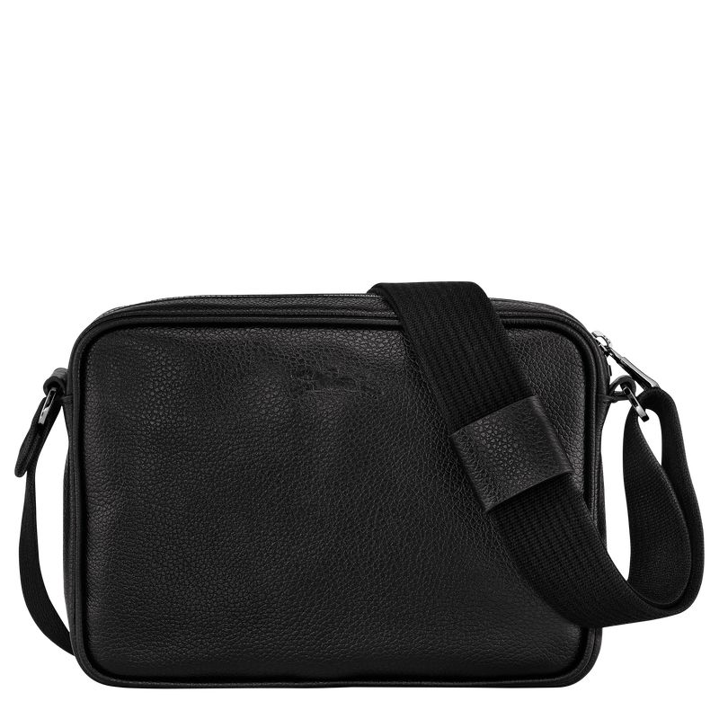 Black Longchamp Le Foulonné S Camera Men Crossbody Bag | US-547EBGJHL