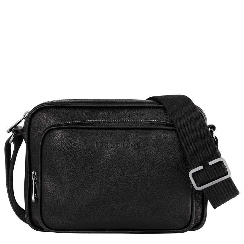 Black Longchamp Le Foulonné S Camera Men Crossbody Bag | US-547EBGJHL