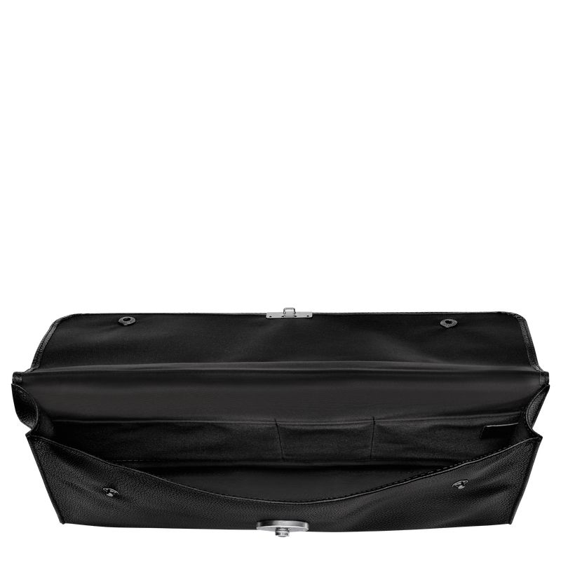 Black Longchamp Le Foulonné S Men Briefcase | US-643DOZIJR