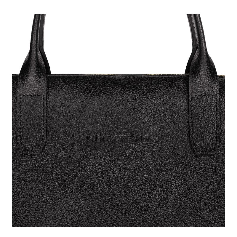 Black Longchamp Le Foulonné S Men Briefcase | US-462ERQLJK