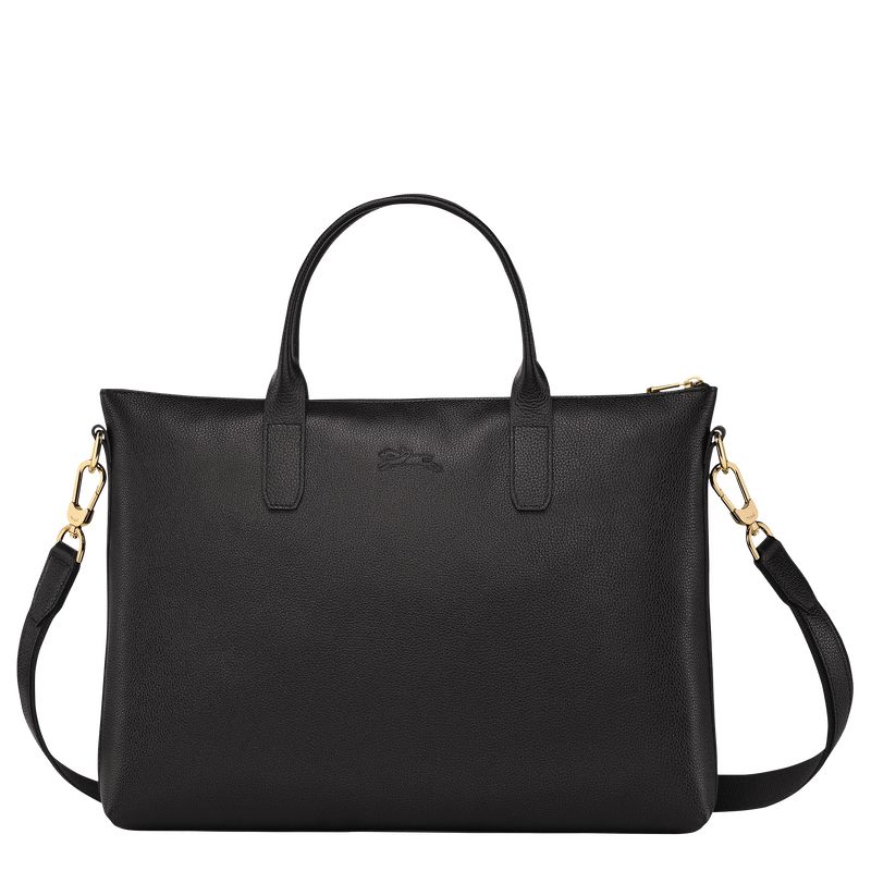 Black Longchamp Le Foulonné S Women Briefcase | US-749RBXSUM