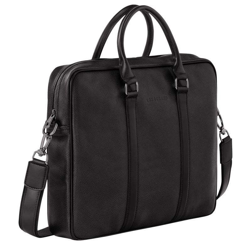 Black Longchamp Le Foulonné S Women Briefcase | US-581WCIFMD
