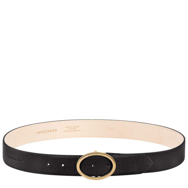 Black Longchamp Le Foulonné Women Belt | US-921SVTZMH