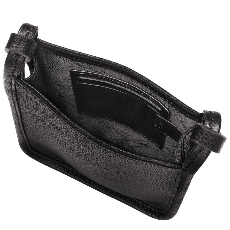 Black Longchamp Le Foulonné Women Phone Case | US-619XJAFBG