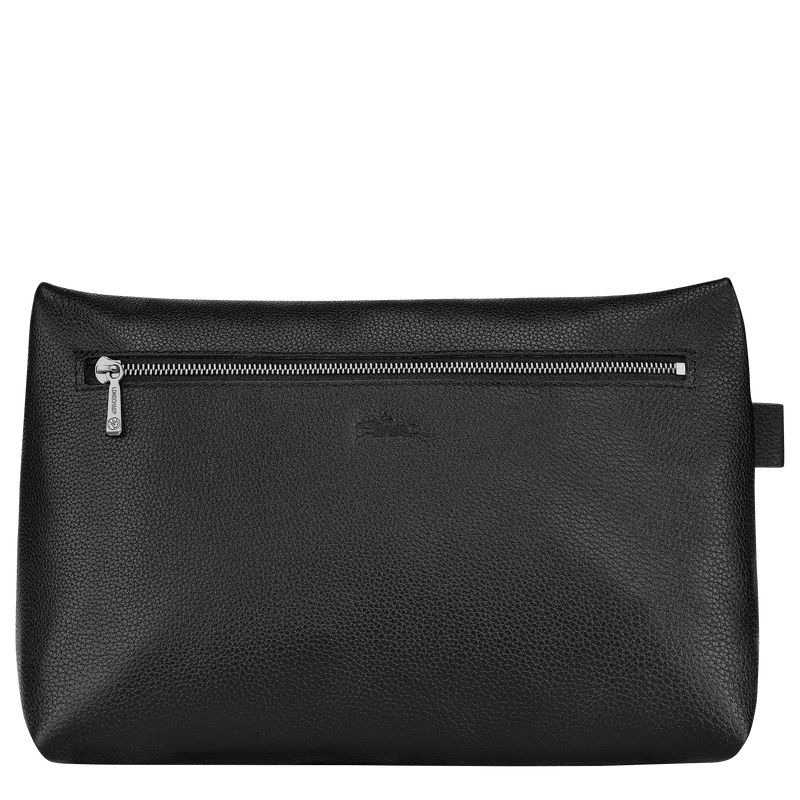 Black Longchamp Le Foulonné Women Toiletry Bags | US-478UZVQMA