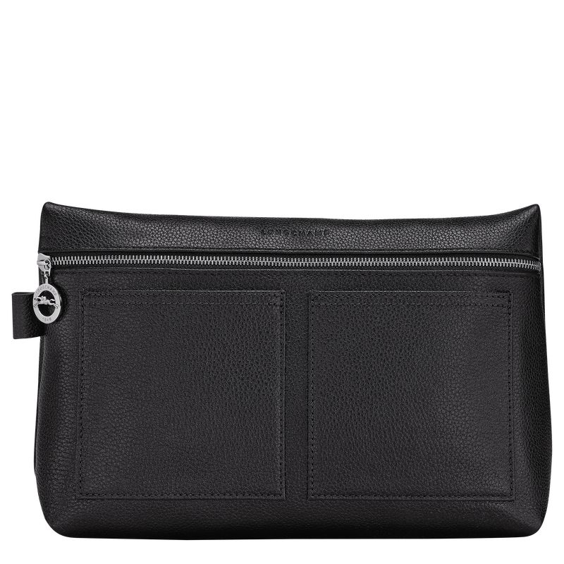 Black Longchamp Le Foulonné Women Toiletry Bags | US-478UZVQMA