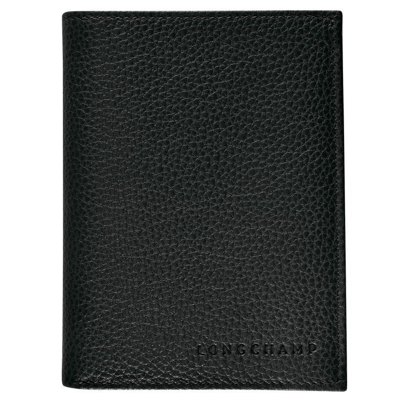 Black Longchamp Le Foulonné Women Wallet | US-386BLPCKN
