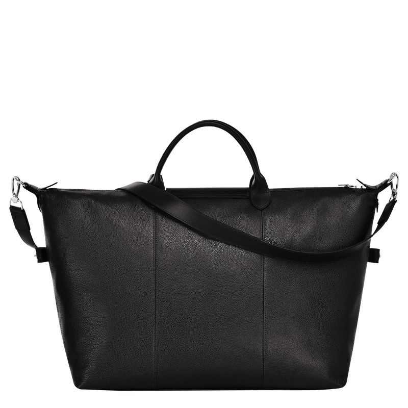 Black Longchamp Le Foulonné Xl Men Travel Bag | US-398USXOZM