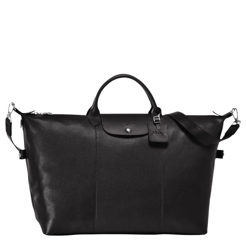 Black Longchamp Le Foulonné Xl Men Travel Bag | US-398USXOZM
