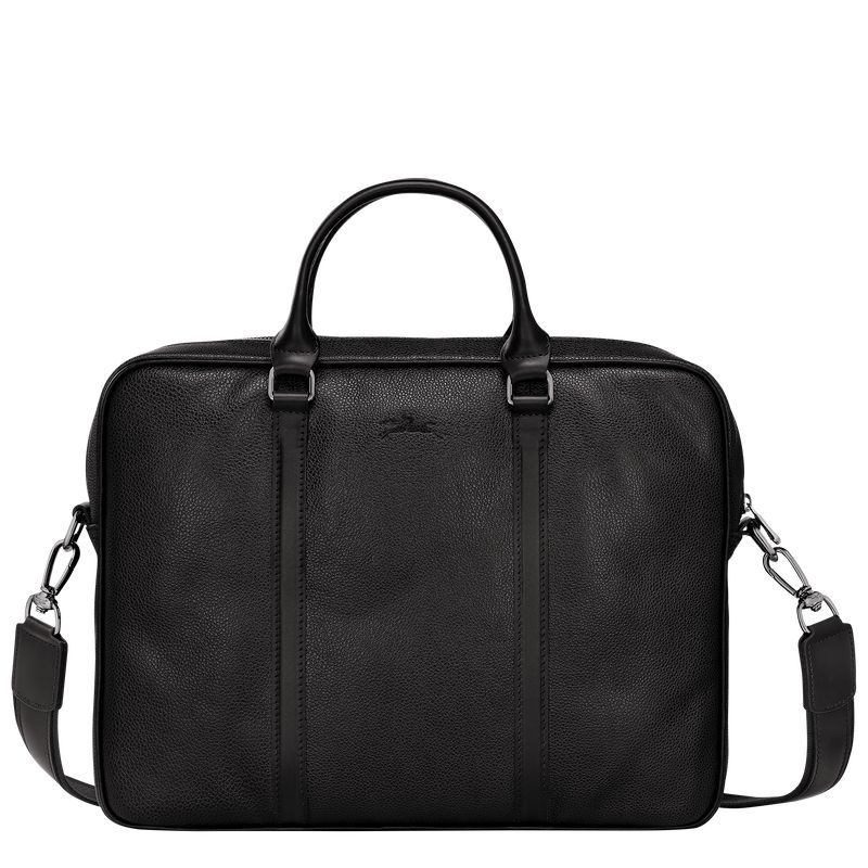 Black Longchamp Le Foulonné Xs Men Briefcase | US-270ROSHPE
