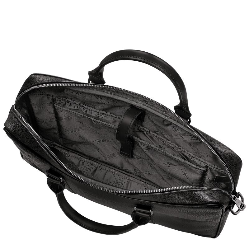 Black Longchamp Le Foulonné Xs Men Briefcase | US-270ROSHPE