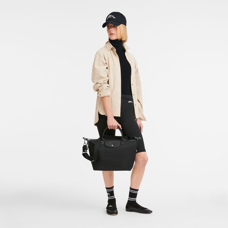Black Longchamp Le Pliage Energy L Men Handbag | US-569WAFCVP