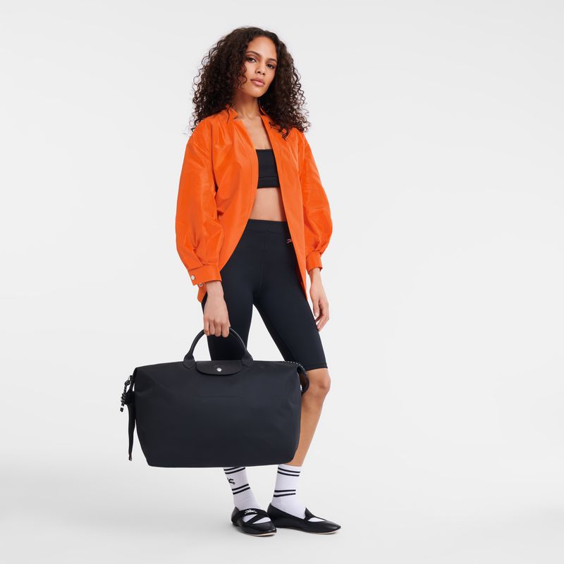 Black Longchamp Le Pliage Energy L Men Travel Bag | US-596FQHXDI