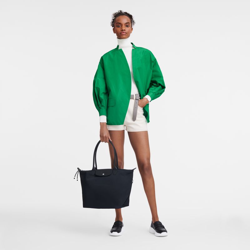 Black Longchamp Le Pliage Energy L Women Tote Bag | US-216LHYXRA