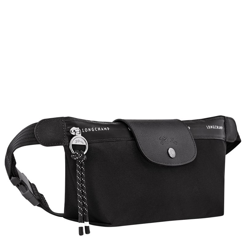 Black Longchamp Le Pliage Energy M Men Belt Bag | US-921OQPMBS