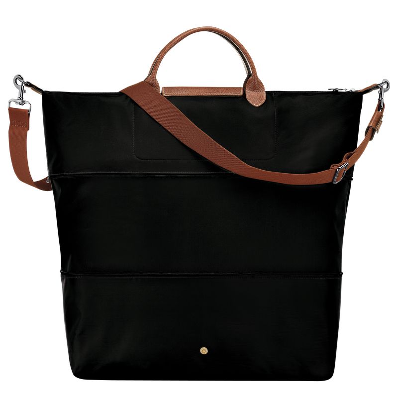 Black Longchamp Le Pliage Original Expandable Women Travel Bag | US-962LVWXAE