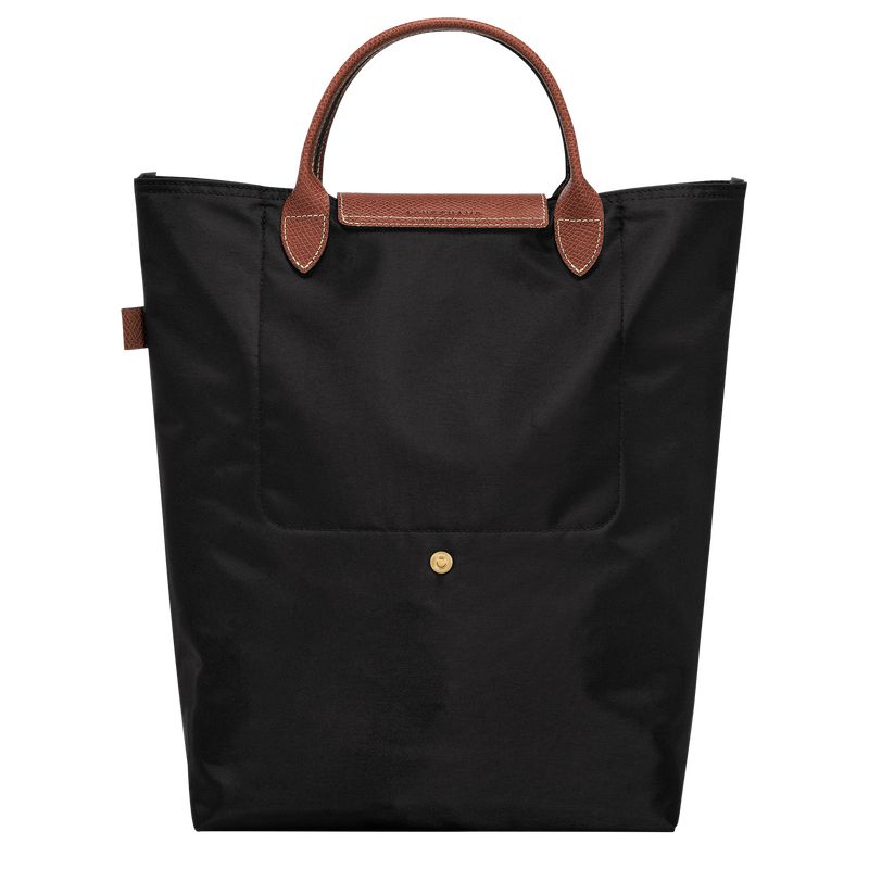 Black Longchamp Le Pliage Original M Men Tote Bag | US-720DQMPRV