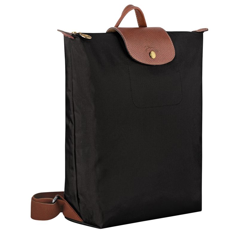 Black Longchamp Le Pliage Original M Women Backpack | US-103ILNBJM