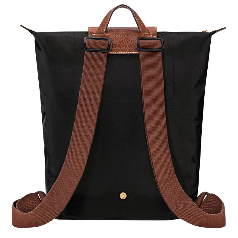 Black Longchamp Le Pliage Original M Women Backpack | US-103ILNBJM