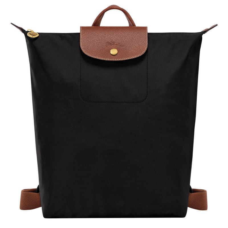 Black Longchamp Le Pliage Original M Women Backpack | US-103ILNBJM