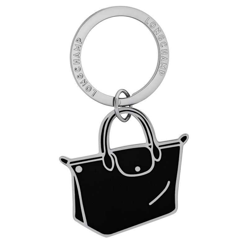Black Longchamp Le Pliage Women Key Rings | US-786RHCTOX
