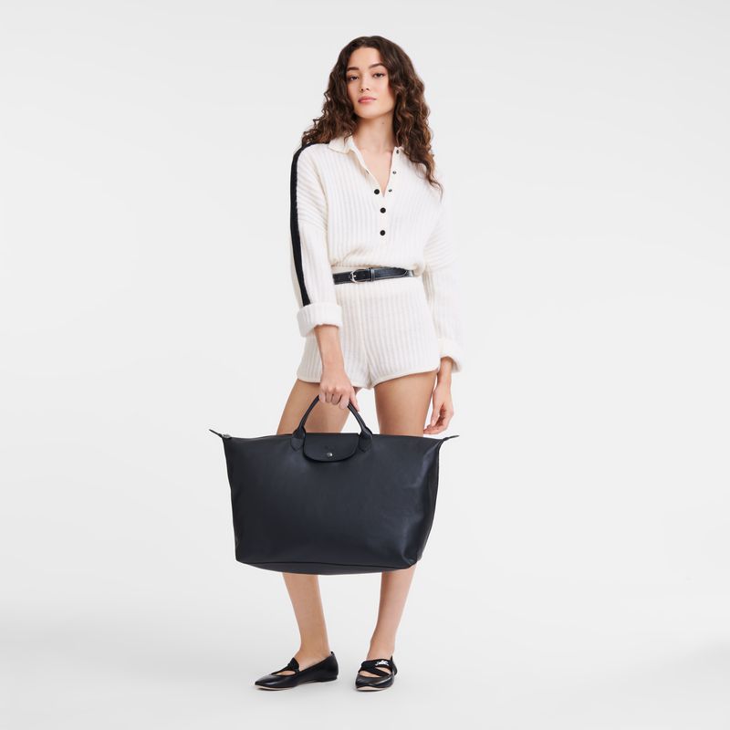 Black Longchamp Le Pliage Xtra L Women Travel Bag | US-615DLYGIH