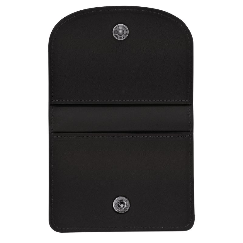 Black Longchamp Le Pliage Xtra Men Card Holder | US-408XSLGFP