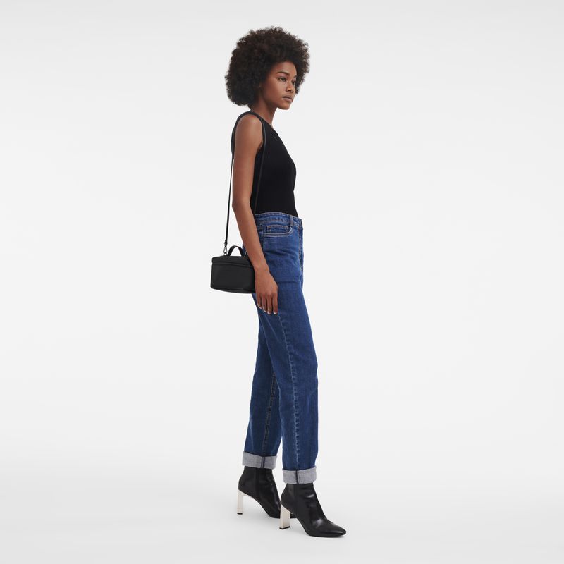 Black Longchamp Le Pliage Xtra Xs Vanity Women Toiletry Bags | US-680SWZHKF