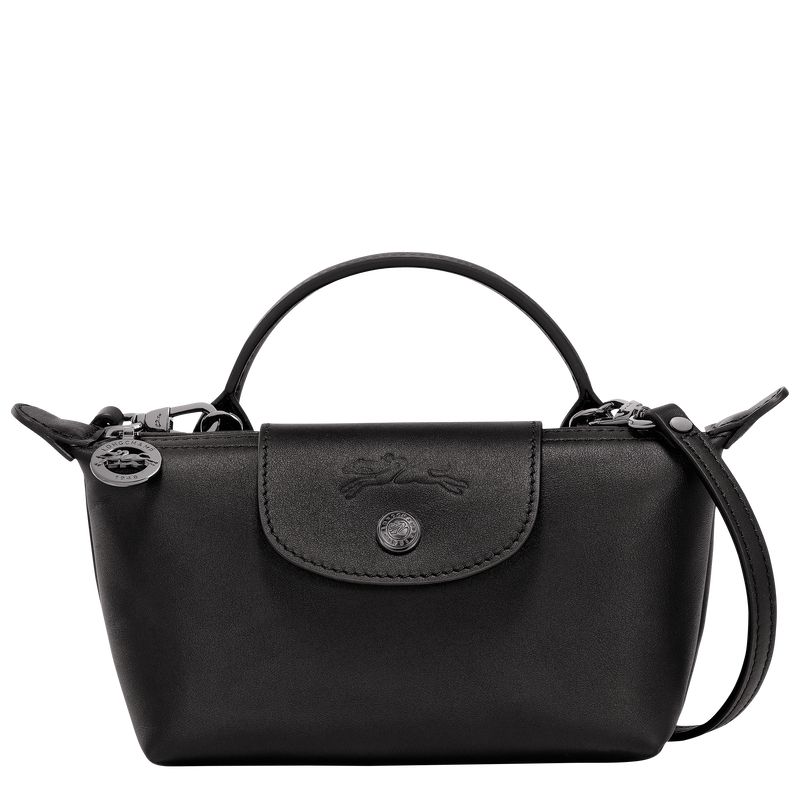 Black Longchamp Le Pliage Xtra Xs Women Pouch | US-035QSLTBM
