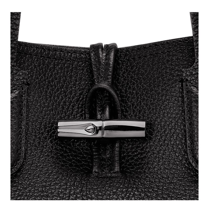 Black Longchamp Le Roseau Essential M Women Tote Bag | US-941ZCBFSE