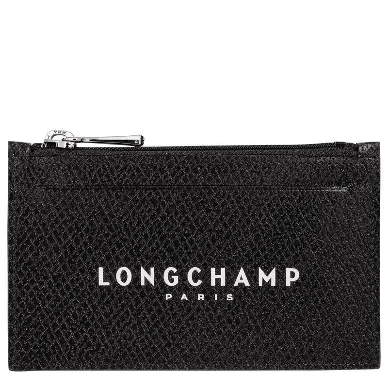 Black Longchamp Le Roseau Essential Men Coin Purse | US-906PUNEVS
