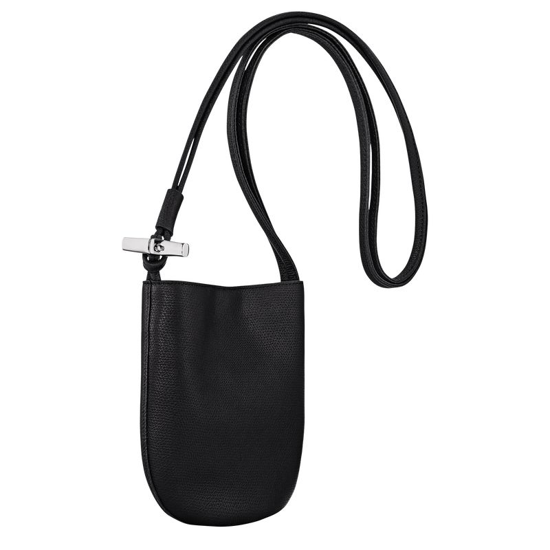 Black Longchamp Le Roseau S Women Crossbody Bag | US-603XRNLMW