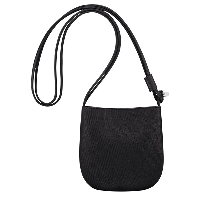 Black Longchamp Le Roseau S Women Crossbody Bag | US-603XRNLMW