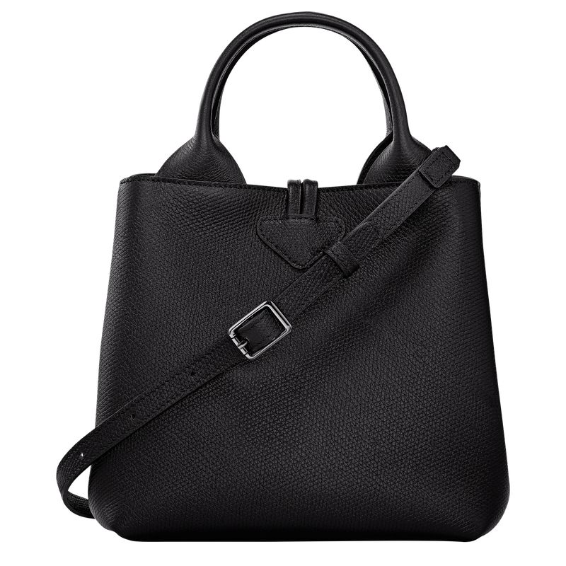 Black Longchamp Le Roseau S Women Handbag | US-756SDUXEN