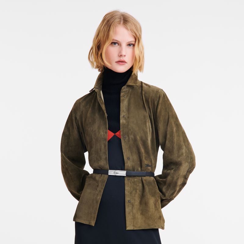 Black Longchamp Le Roseau Women Belt | US-376EPLIXM