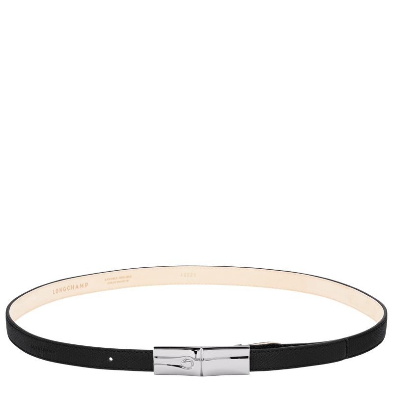 Black Longchamp Le Roseau Women Belt | US-376EPLIXM