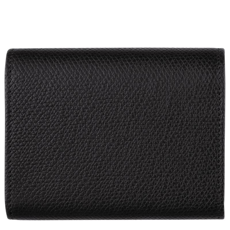Black Longchamp Le Roseau Women Wallet | US-459BUCSJE