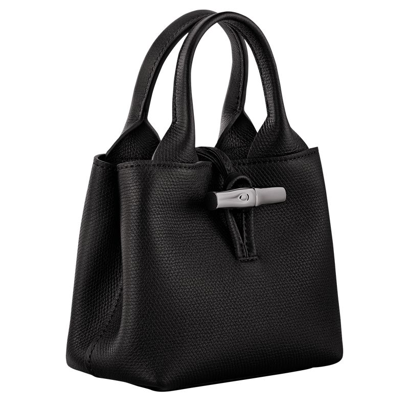 Black Longchamp Le Roseau Xs Women Handbag | US-703UOSNAE