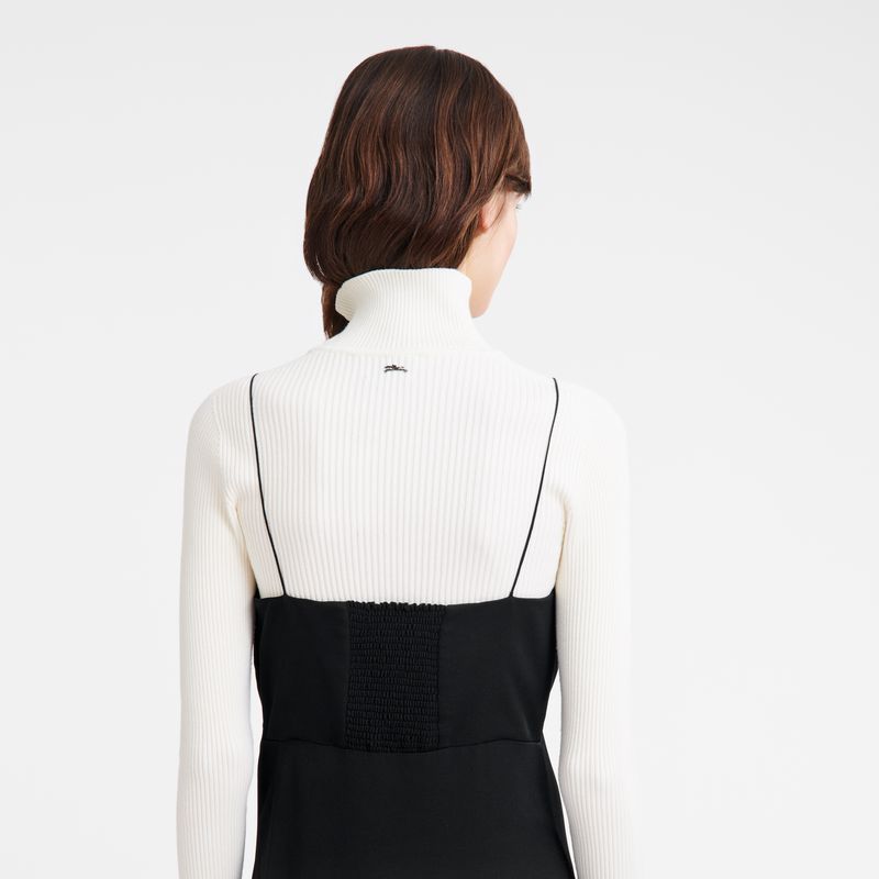 Black Longchamp Long Women Dress | US-526OLZAUH